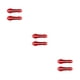 thumbnail image 4 of Speravity 2 piezas pegatinas de coche advertencia tira de vista trasera cinta decorativa calcomanía roja Type1 NO1, 4 of 6