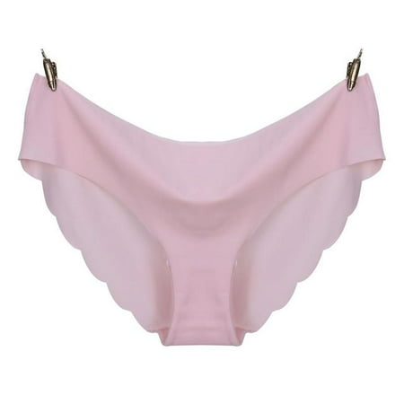 

QWZNDZGRBriefs Seamless Panties Women Underwear Solid Color Ruffle Lingerie Female Low Waist Sexy Panty Ultra Thin S-XL Ladies Hot Sale