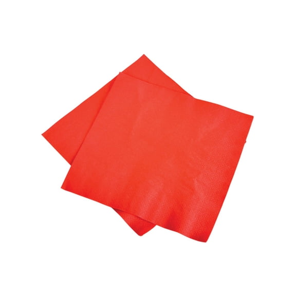 Lot 50 12.75" Red Lunch Bar Drink Part Decoration Paper Napkins