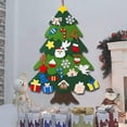thumbnail image 4 of Árbol de Navidad de fieltro JanHm Set de Bricolaje para niños decoraciones, 4 of 5