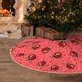 thumbnail image 5 of Rateoe Ladybugs On Red Polka Dot Pattern Christmas Tree Skirt with Ties, Christmas Tree Decorations, Farmhouse Christmas Decor Xmas Holiday Decorations-36", 5 of 6