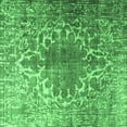 thumbnail image 1 of Ahgly Company Indoor Square Persian Emerald Green Traditional Area Rugs, 4' Square, 1 of 4