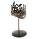 thumbnail image 1 of Portavelas de hierro forjado, candelabro, farol decorativo Oro negro, 1 of 9