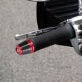 thumbnail image 2 of Unique Bargains 2pcs Titanium Tone Universal 17mm Hand Grips Handlebar End Caps Plug Replacement for Motorcycle, 2 of 7