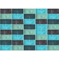 thumbnail image 1 of Ahgly Company Indoor Rectangle Patterned Turquoise Green Area Rugs, 2' x 3', 1 of 6