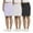 Set 5, variant on 3 Pack: Women's 20" Golf Skirts Knee Length Skorts Athletic Modest Long Active Casual Pockets UPF (Available In Plus)