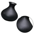 thumbnail image 3 of HOOWIFFY Black Ceramic Vase for Plants, Home Decor, Flower Pot, Modern Ornamental Plant Holder, 3 of 5