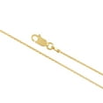 thumbnail image 2 of Sterling Silver and Gold Plated Rope Chain Necklaces and Bracelets - 1.00MM Thick - 26 Inches, 2 of 7