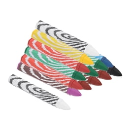 Lot De 6 Crayons De Marquage En Cire Hexagonale – Marqueur Pour Pneus, Bois, 4,1 X 0,59 Pouces