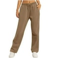 thumbnail image 2 of Ayolanni Joggers Womens Pants Clearance under 10 Loose Khaki High Rise Drawstring Sweatpants Womens Sweatpants XXL, 2 of 6