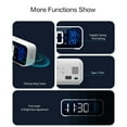 thumbnail image 4 of Led Digital Alarm Clock 12 / 24 Hour Adjustable Volume Brightness Mirror Clocks For Bedroom Home Office, 4 of 6