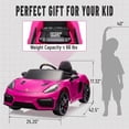 thumbnail image 5 of iYofe 12V Licensed Porsche Powered Ride On Car w/ Remote & Music, Ages 3+, Pink, 5 of 9