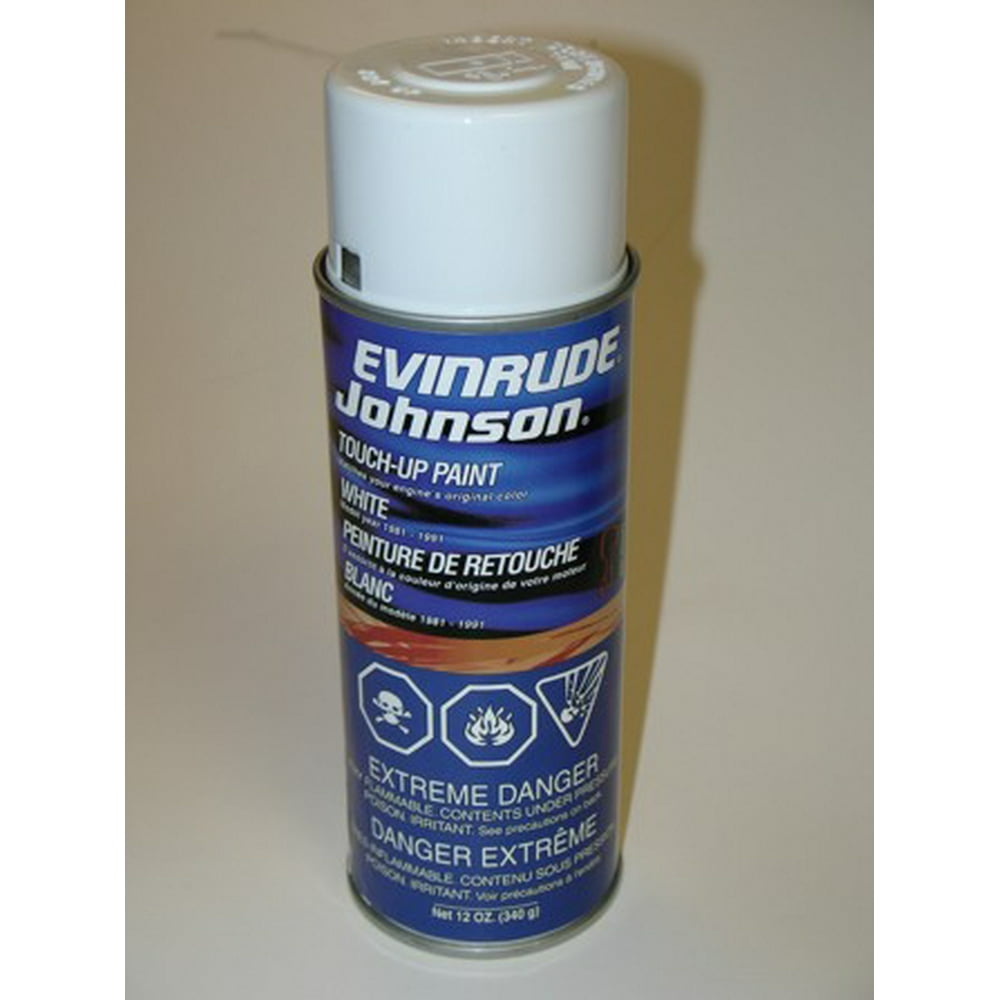 1981Thru Johnson Evinrude ETec White Spray Paint 0777171 Walmart