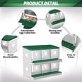 thumbnail image 2 of 2025 New Metal Chicken Nesting Boxes, Heavy-Duty Galvanized Steel Egg Laying Box with 6,8,10 Compartments, Rustproof, Easy to Install & Clean, Wall-Mountable Design for Poultry Coops, 2 of 7