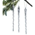 thumbnail image 3 of STP Goods Icicles Glass Christmas Tree Ornament Set of 4 - 8  4.7  1", 3 of 5