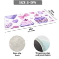 thumbnail image 2 of Bath Mat Soft Plush Non-Slip Absorbent Bathroom Rugs 39"x20" Heart Candy Cupcakes Bow, 2 of 8