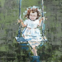 Parvez Taj Happy Swing Canvas Wall Art