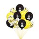 thumbnail image 1 of Kit de globos de fiesta de látex negro, 12 cm, 15 unidades, 1 of 1