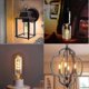 thumbnail image 2 of 40W B22 Vintage Edison Light Bulbs Bayonet Dimmable, B22 BC Filament Vintage Bayonet Light Bulb Warm White, T45 Antique Retro Ligh SZRH, 2 of 5