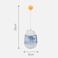 thumbnail image 2 of Portable Tumbler Swing Toy for Cat Kitten Interactive Balance Car Cat Chasing Toy Funny Pet Entertaining Toy 2-color Green, 2 of 4