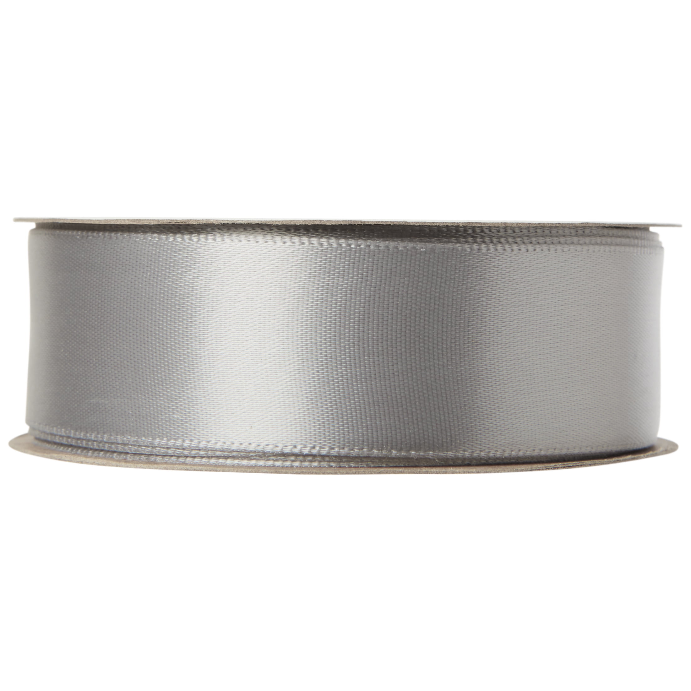 (4 pack) Offray Ribbon, Opal Gray 7/8 inch Single Face Satin Polyester Ribbon, 18 feet
