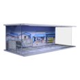 thumbnail image 4 of Vitrina de exhibición con escena de estacionamiento a escala 1/64, 6 espacios de estacionamiento, iluminada, a prueba de polvo, decorativa Cafetería, 4 of 8