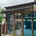 thumbnail image 2 of YXSC Manual Retractable Awning 78"x118", Retractable Awnings for Patio, Door or Window - No Drilling Required, Canopy with UV Protection and Waterproof, for Backyard Garden Balcony, Gray, 2 of 11