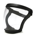 thumbnail image 1 of Máscara de seguridad transparente con filtros, protección Facial completa, a prueba de salpicaduras de aceite, antiniebla, gafas de trabajo, 1 of 4