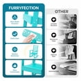 thumbnail image 4 of FURRYFECTION Outdoor Rocking Chair with High Ladder Back,HDPE Plastic Porch Rocker Chairs for Patio,Garden,Lawn,Balcony,Aqua, 4 of 9