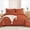 Terracotta, variant on Litanika 7 Piece Boho Tufted Bed in a Bag Set King Size Emerald, All Season Fluffy Lightweight Complete Bedding with Comforter Sheets Pillowcases and Shams