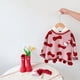 thumbnail image 3 of Hello Kitty moda infantil tridimensional piel lazo bola capa abrigo niñas lindo dulce con capucha suéter de punto capa superior, 3 of 4