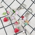 thumbnail image 2 of 2PCS Cute Strawberry Bow Keychain Y2K Coquettish Fairytale Lily of the Valley Handbag Pendant Key Ring Jewelry Accessories Girls Gift, 2 of 3