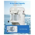 thumbnail image 4 of Commercial Shaved Ice Machine - 220LBS/H Electric Ice Crusher - White - Adjustable Fineness - Large Capacity, 4 of 9