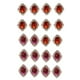 thumbnail image 1 of 20 Piezas de Formas Ovaladas, Rojo Y Rosa, Rojo, de Imitación, Botones, Adorno Brillante para Manualidades de Boda, álbum de Recortes, Decor Baoblaze Botones de diamantes de imitación, 1 of 8