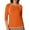 Orange, variante sur JIRNDf Chemises pour Femmes Hauts d'Été Tendance Manches Longues Col Rond Drôle Squelette Imprimé Coupe Ajustée T-Shirt Tunique T-Shirt pour Femmes Blouse Décontractée Orange TTG