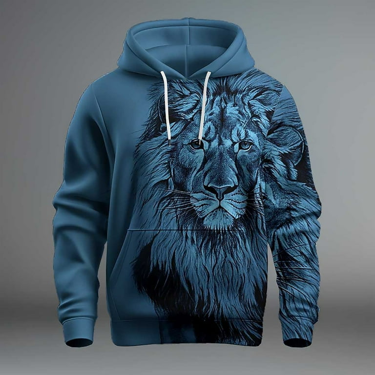 Mens animal hoodies sale deals