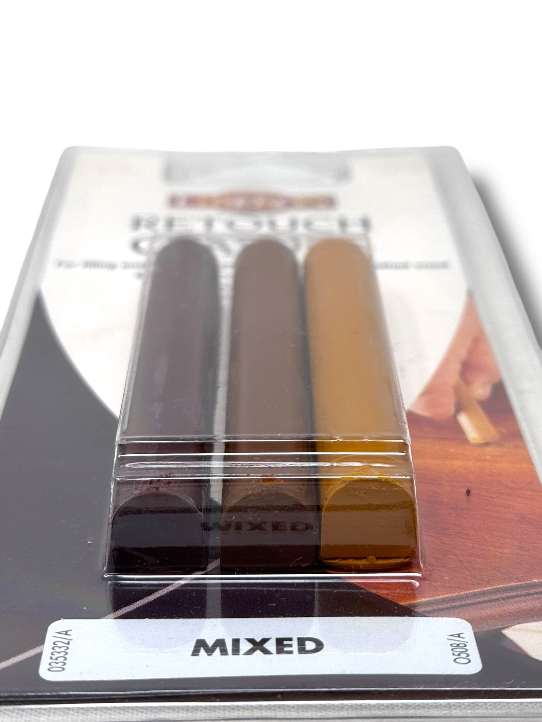 Liberon - Retouch Crayons: To Mask Superficial Scratches on Finished Wood (Set of 3)