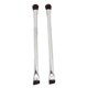thumbnail image 1 of 2pcs Double Ended Eyeshadow Brush Set Women Silver Soft Hair Makeup Slanted Eyebrow Brush Cosmetic Tool, 1 of 5