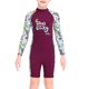 thumbnail image 1 of Buceo vela niños traje de traje de baño traje de baño niños traje de baño espalda con cremallera cremallera ropa de baño para nadar buceo snorkeling púrpura m Advancent OD003662-02, 1 of 7