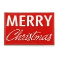 thumbnail image 3 of Cheungs 5352 All Metal Build with A Red Background & White Rim & Lettering - Merry Christmas Wall Sign, 3 of 4