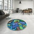 thumbnail image 3 of Ahgly Company Indoor Rectangle Patterned Mint Green Area Rugs, 2' x 5', 3 of 6