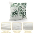 thumbnail image 4 of GOSMITH  Throw Pillow Covers Decorative Green Leaf Watercolor Eucalyptus Branches Hand Floral with Plant Objects White Natural Greenery Twig Cushion Pillowcase White, 4 of 5