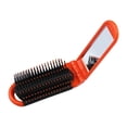 thumbnail image 2 of Travel Comb Mirror Folding Hair Brush Professional Dual-Use Compact Collapsible Locker Compact Hairdressing Massage Mini Beauty Tools Car Orange, 2 of 8