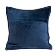 thumbnail image 2 of Parkland Collection Balam Navy Blue Quilted Decorative Throw Pillow, 20 x 20 Cotton Blend Square Pillow, 2 of 7