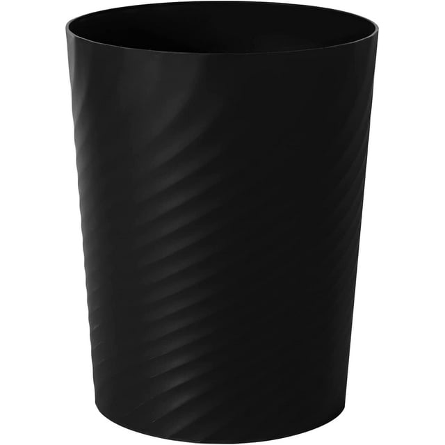 Cesta de basura pequeña de plástico, cesta de basura para baños, lavadero, cocinas, oficinas, habitaciones de niños, dormitorios,