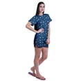 thumbnail image 3 of Moomaya Womens Printed Tee and Shorts Pajama Set PJs,Short Sleeve Sleepwear Nightwear S-XXL, 3 of 7