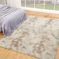 thumbnail image 2 of CAROMIO 6ft x 9ft Shaggy Area Rugs for Bedroom Living Room, Fluffy Rug Plush Decorative Rug for Indoor Home Floor Carpet, Tie-dye Light Khaki, 2 of 7