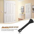 thumbnail image 2 of Spring Door Stoppers,12Pcs Black Door Stopper Stop Wall Protector with Low Mounted Black Rubber Bumper Tips,Indoor Outdoor Doorstops with Screws for Skirtings Walls, 2 of 5