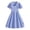 k10160-Blue, variant on LIIPEE Girls Dresses Casual Kids Summer Short Sleeve Fashion Solid Color Lapel Button Down Bow Tie Waist Shirt Dress Comfortable Breathable Soft Cute Daily Dresses,Green,11-12 Years