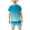 Blue - Boys, variant on Odeerbi Toddler Two-piece Set Sister Brother Matching Outfits Kids Boys Girls Summer Outfits Children Gradient Printed Hooded T-shirt Shorts Set Two Piece Set Blue - Girls